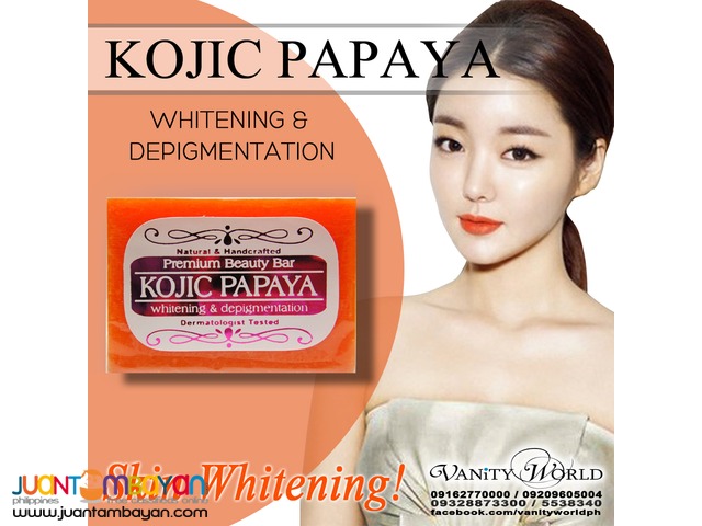 KOJIC PAPAYA SOAP Whitening & Depigmentation KOJIC PAPAYA SOAP Whitening & Depigmentation