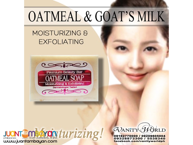 OATMEAL & GOATS MILK SOAP Moisturizing and Exfoliating