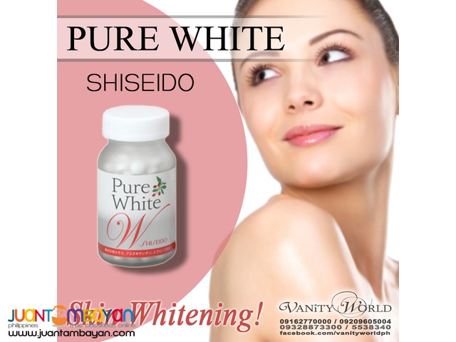 SHISEIDO PURE WHITE W Premium Whitening supplement from Japan