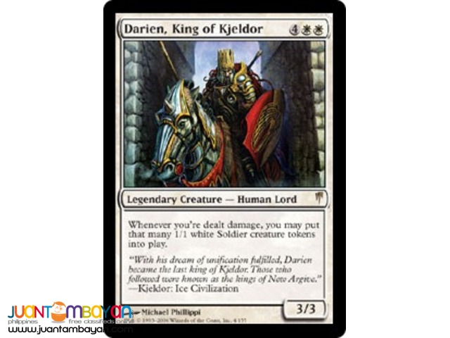 Darien, King of Kjeldor (Magic the Gathering Trading Card Game) Darien, King of Kjeldor (Magic the Gathering Trading Card Game)
