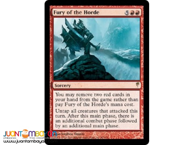 Fury of the Horde (Magic the Gathering Trading Card Game)
