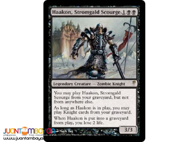 Haakon, Stromgald Scourge (Magic the Gathering Trading Card Game)
