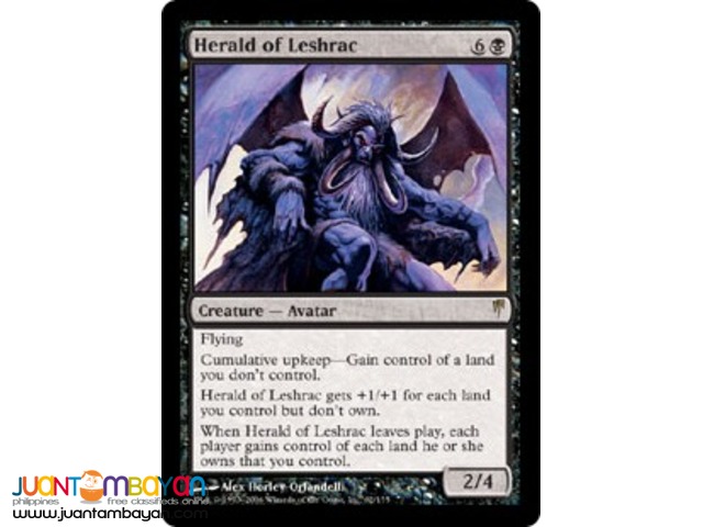 Herald of Leshrac (Magic the Gathering Trading Card Game) Herald of Leshrac (Magic the Gathering Trading Card Game)