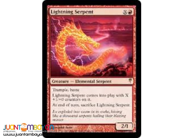 Lightning Serpent (Magic the Gathering Trading Card Game) 