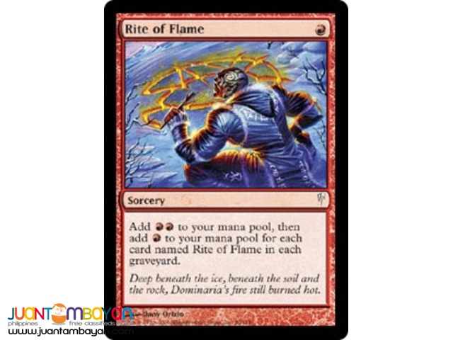 Rite of Flame (Magic the Gathering Trading Card Game) 