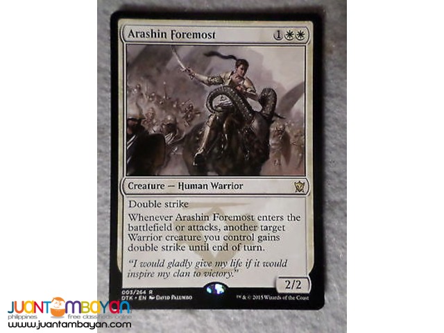 Arashin Foremost (Magic the Gathering Trading Card Game)