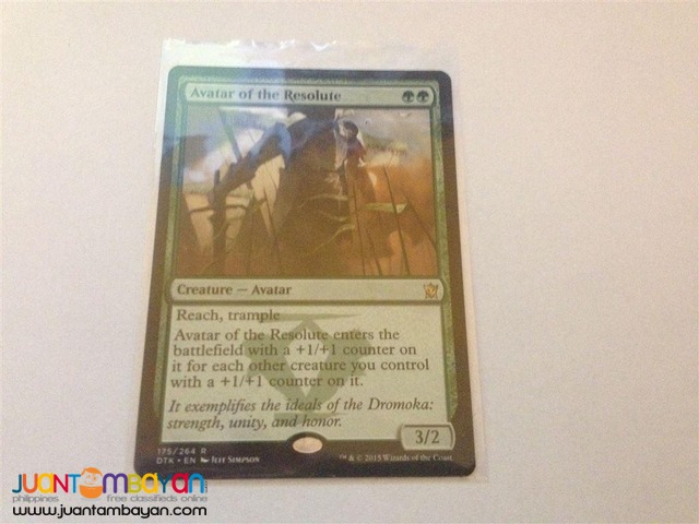 Avatar of the Resolute (Magic the Gathering Trading Card Game) 