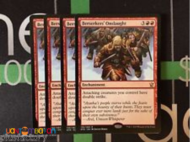 Berserkers' Onslaught (Magic the Gathering Trading Card Game)