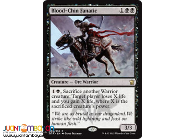 Blood-Chin Fanatic (Magic the Gathering Trading Card Game)
