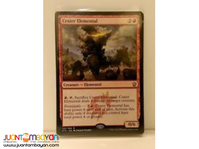 Crater Elemental (Magic the Gathering Trading Card Game) 