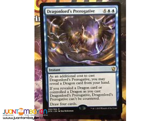 Dragonlord's Prerogative (Magic the Gathering Trading Card Game)