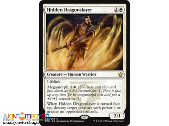 Hidden Dragonslayer (Magic the Gathering Trading Card Game) 