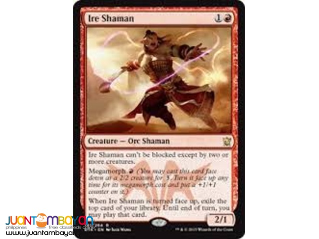 Ire Shaman (Magic the Gathering Trading Card Game) Ire Shaman (Magic the Gathering Trading Card Game)