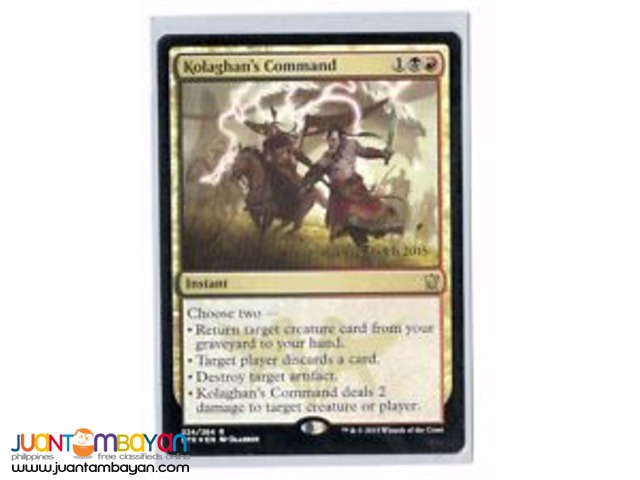 Kolaghan's Command (Magic the Gathering Trading Card Game) Kolaghan's Command (Magic the Gathering Trading Card Game)