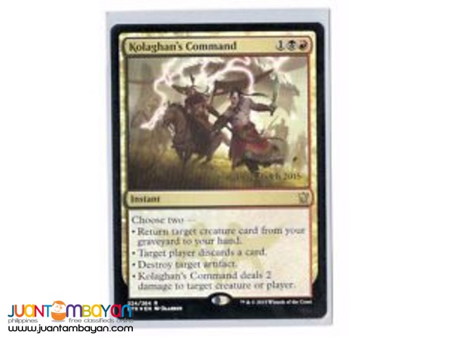 Kolaghan's Command (Magic the Gathering Trading Card Game)