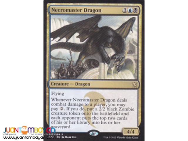 Necromaster Dragon (Magic the Gathering Trading Card Game) 