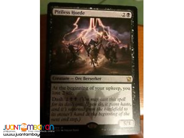 Pitiless Horde (Magic the Gathering Trading Card Game) 