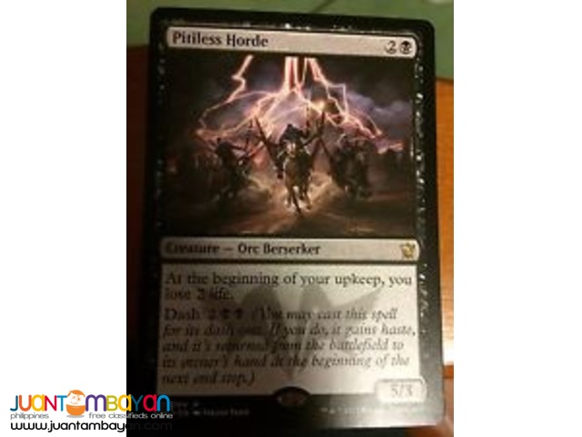 Pitiless Horde (Magic the Gathering Trading Card Game) Pitiless Horde (Magic the Gathering Trading Card Game)