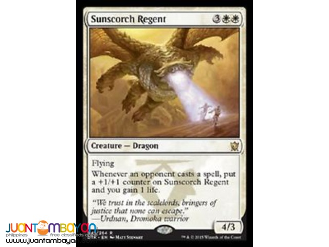 Sunscorch Regent (Magic the Gathering Trading Card Game)