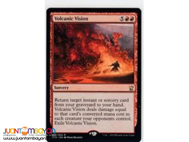 Volcanic Vision (Magic the Gathering Trading Card Game)