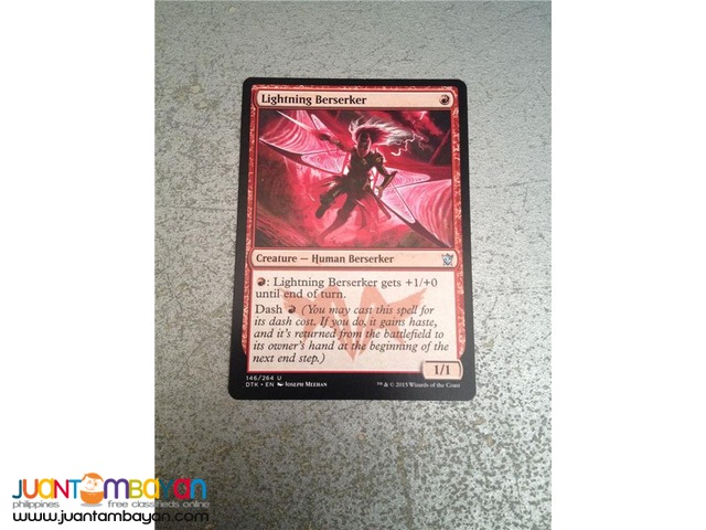 Lightning Berserker (Magic the Gathering Trading Card Game) Lightning Berserker (Magic the Gathering Trading Card Game)