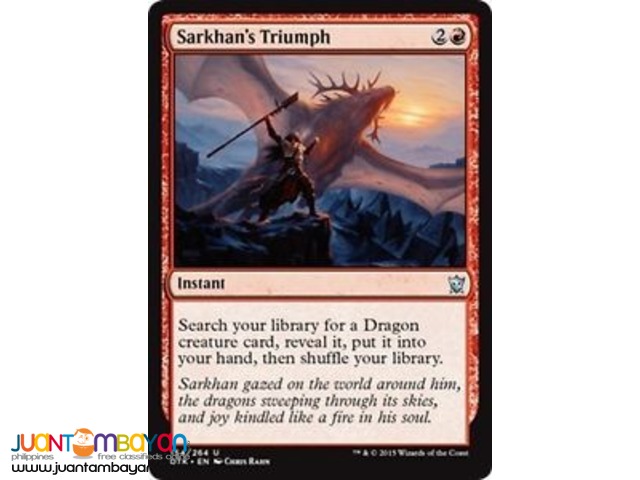 Sarkhan's Triumph (Magic the Gathering Trading Card Game) Sarkhan's Triumph (Magic the Gathering Trading Card Game)