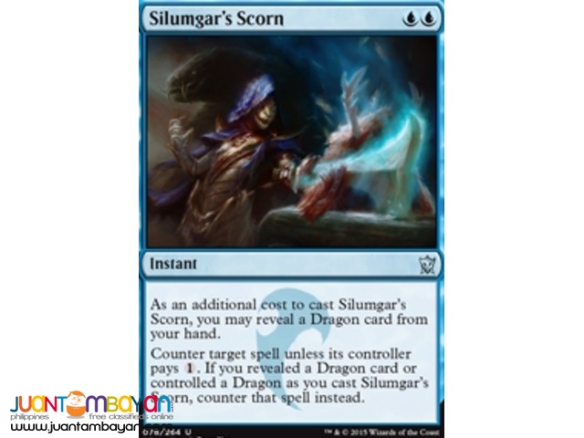 Silumgar's Scorn (Magic the Gathering Trading Card Game)