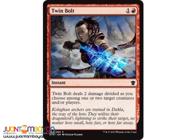 Twin Bolt (Magic the Gathering Trading Card Game)