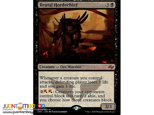 Brutal Hordechief (Magic the Gathering Trading Card Game) 
