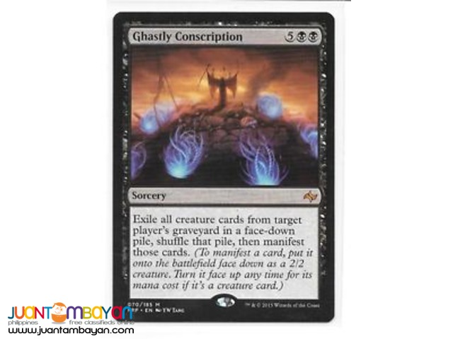 Ghastly Conscription (Magic the Gathering Trading Card Game) Ghastly Conscription (Magic the Gathering Trading Card Game)