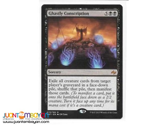 Ghastly Conscription (Magic the Gathering Trading Card Game) 