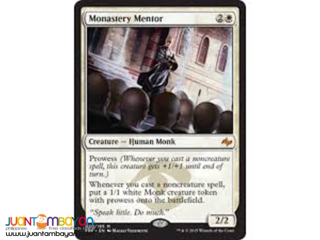 Monastery Mentor (Magic the Gathering Trading Card Game)