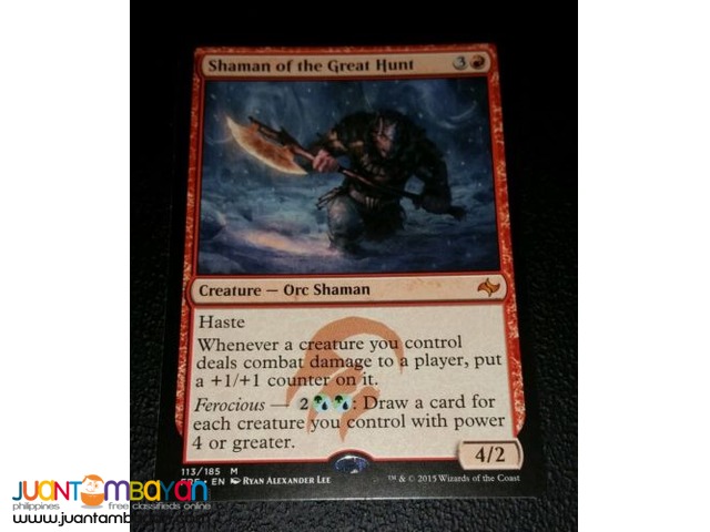 Shaman of the Great Hunt (Magic the Gathering Trading Card Game) 
