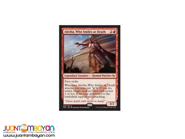 Alesha, Who Smiles at Death (Magic the Gathering Trading Card Game) Alesha, Who Smiles at Death (Magic the Gathering Trading Card Game)