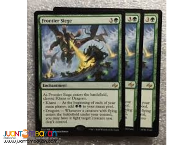 Frontier Siege (Magic the Gathering Trading Card Game)