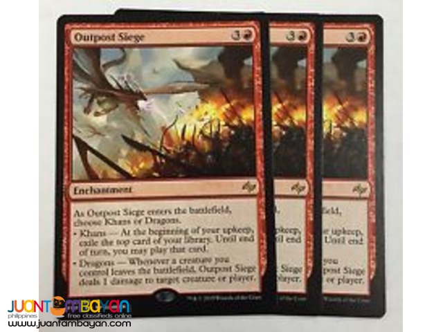 Outpost Siege (Magic the Gathering Trading Card Game) 