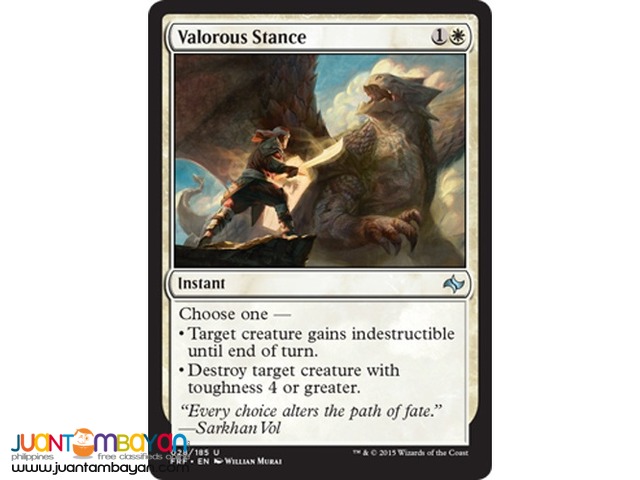 Valorous Stance (Magic the Gathering Trading Card Game) Valorous Stance (Magic the Gathering Trading Card Game)