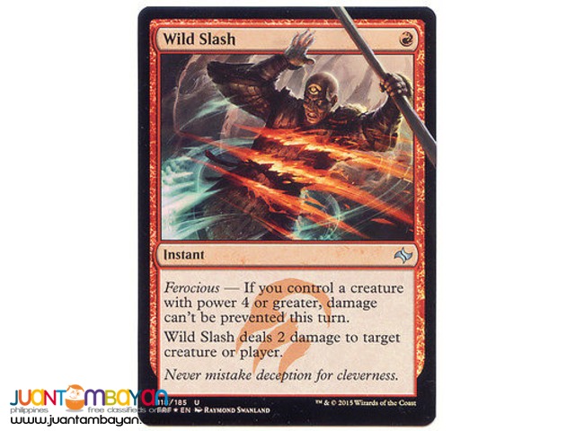 Wild Slash (Magic the Gathering Trading Card Game) Wild Slash (Magic the Gathering Trading Card Game)