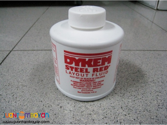 DYKEM 80396 Red Layout Fluid, 4 oz (118 ml)