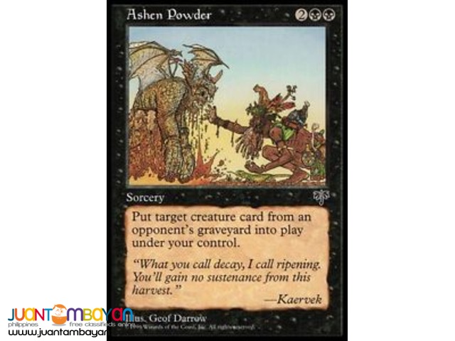 Ashen Powder (Magic the Gathering Trading Card Game) Ashen Powder (Magic the Gathering Trading Card Game)