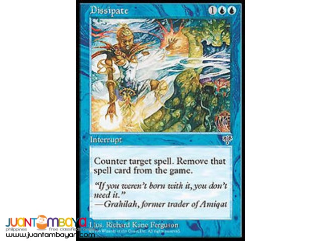 Dissipate (Magic the Gathering Trading Card Game) 