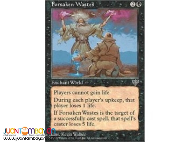 Forsaken Wastes (Magic the Gathering Trading Card Game) Forsaken Wastes (Magic the Gathering Trading Card Game)