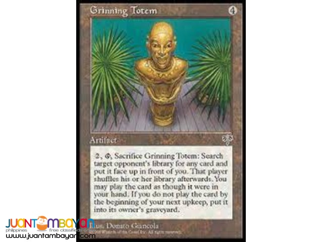 Grinning Totem (Magic the Gathering Trading Card Game) Grinning Totem (Magic the Gathering Trading Card Game)