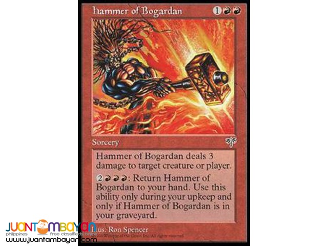 Hammer of Bogardan  (Magic the Gathering Trading Card Game) 