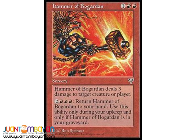 Hammer of Bogardan (Magic the Gathering Trading Card Game) Hammer of Bogardan (Magic the Gathering Trading Card Game)