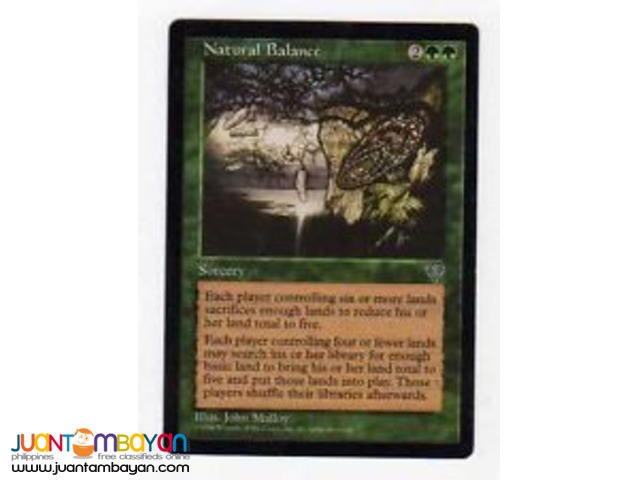 Natural Balance (Magic the Gathering Trading Card Game)