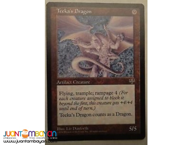 Teeka's Dragon (Magic the Gathering Trading Card Game)