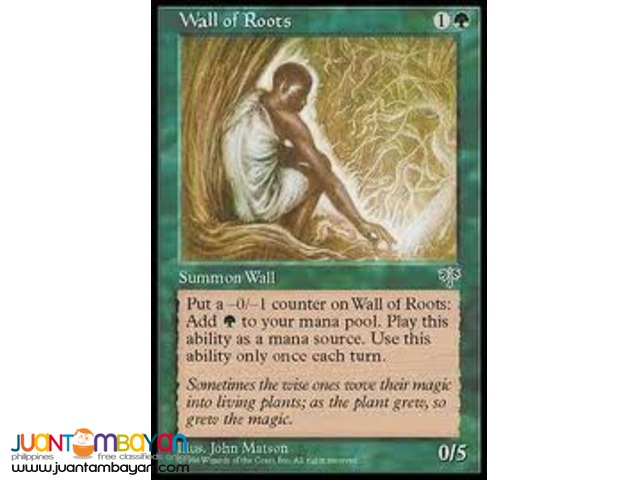 Wall of Roots (Magic the Gathering Trading Card Game)