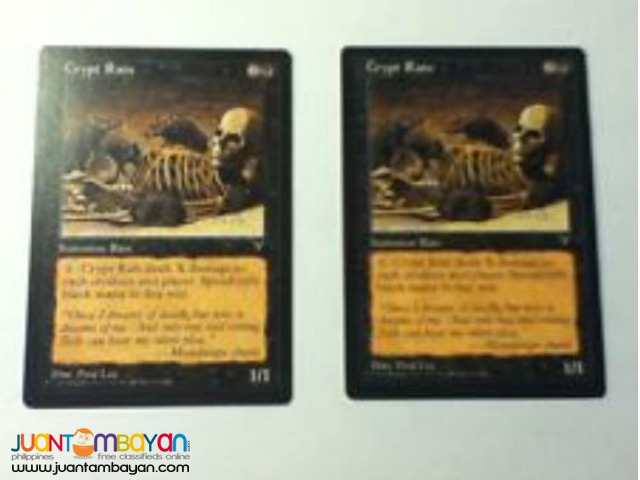 Crypt Rats (Magic the Gathering Trading Card Game) Crypt Rats (Magic the Gathering Trading Card Game)