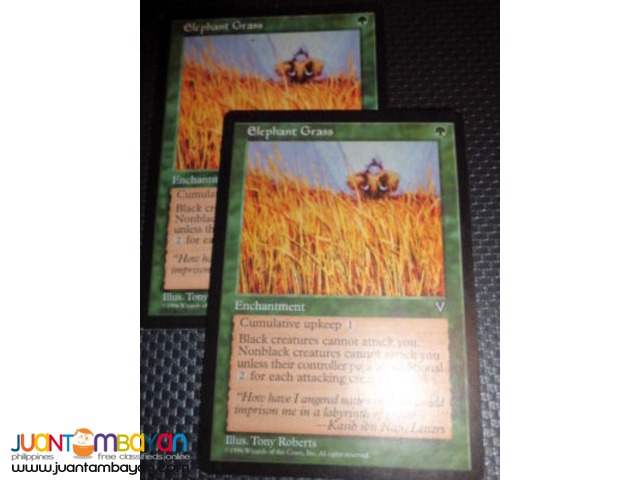 Elephant Grass (Magic the Gathering Trading Card Game)